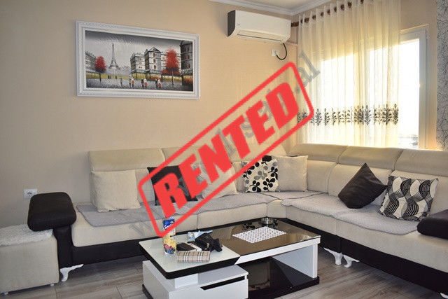 Two bedroom apartment for rent in Albanopoli Street in Tirana.
It is positioned on the 8th floor of